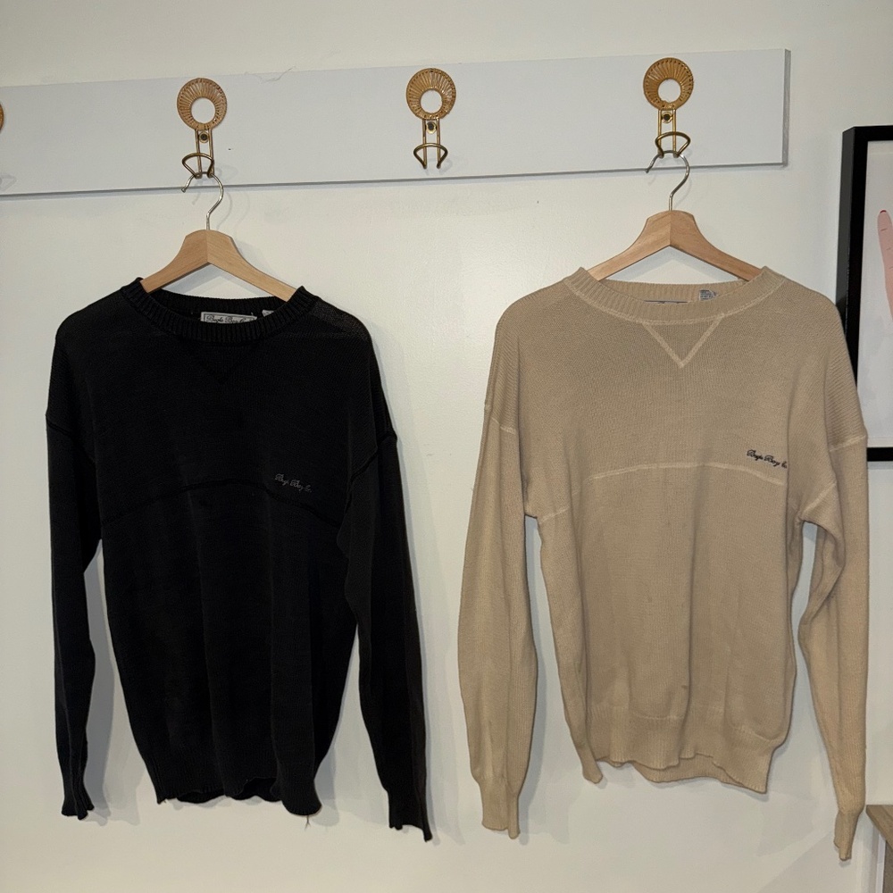 Vintage Bugle Boy Co Knit Crew Neck Sweater